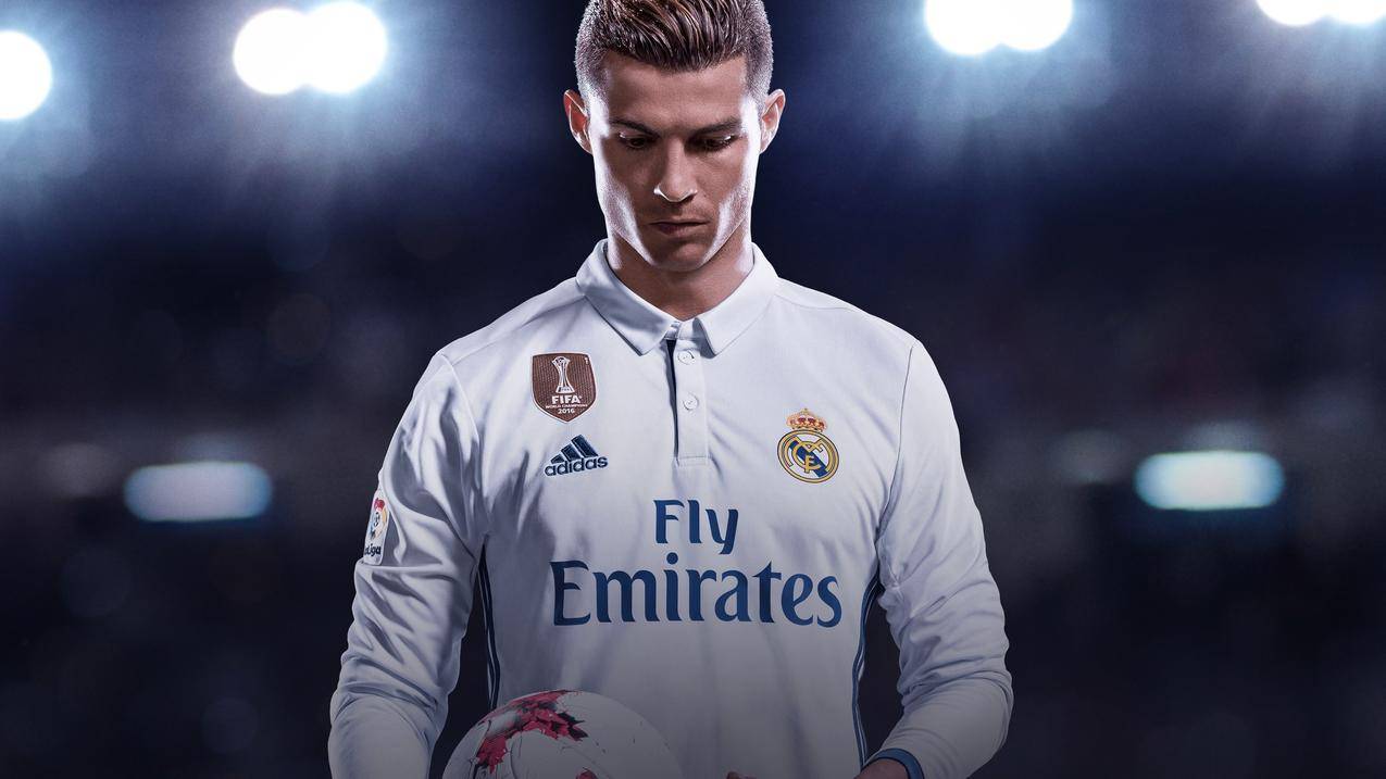 CristianoRonaldo,男人,RealMadrid,FIFA18,球,阿迪达斯,国际足联