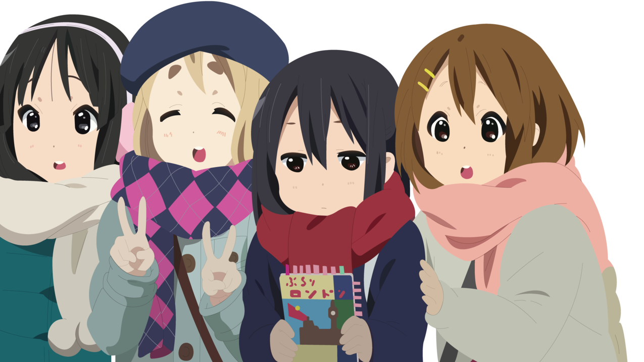 K,KotobukiTsumugi,HirasawaYui,AkiyamaMio,NakanoAzusa,动画,矢量