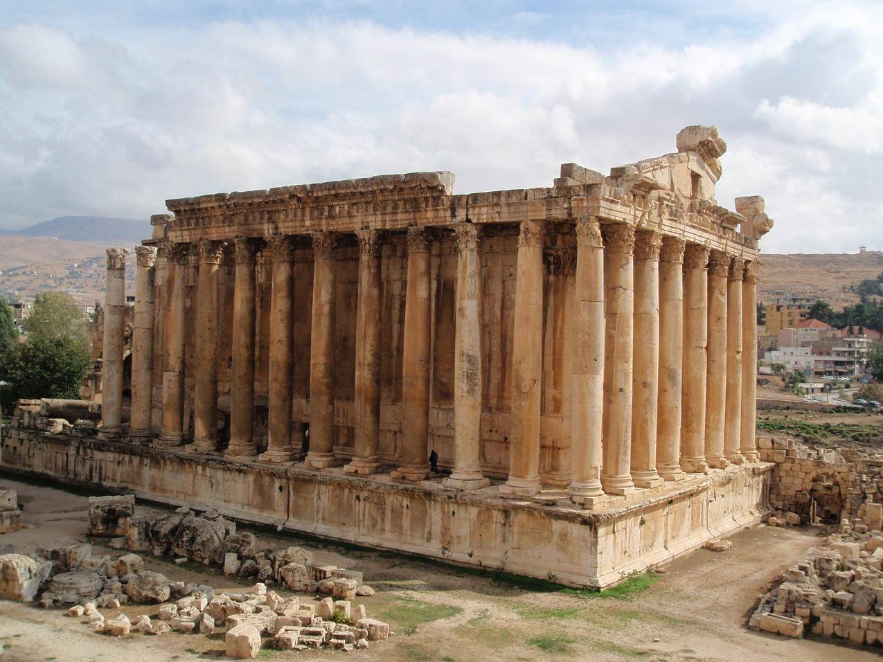 希腊,废墟,巴勒贝克,黎巴嫩,柱子,建筑,建筑,希腊,古代,Parthenon
