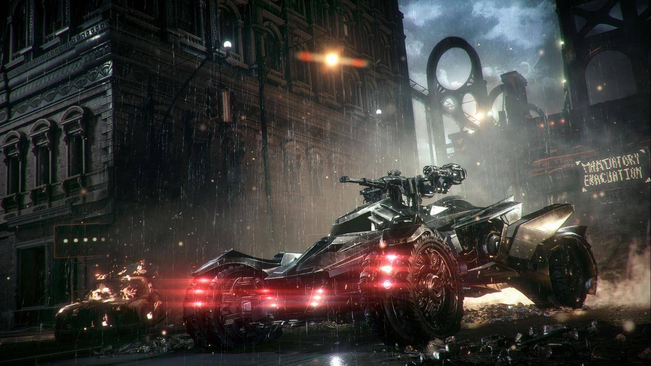 蝙蝠侠,阿克汉奈特,摇滚乐工作室,蝙蝠侠,GothamCity,视频游戏,Batmobile
