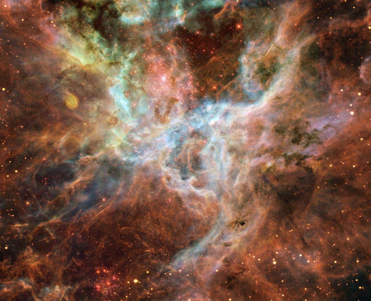 星云,空间,星星,太空,数字艺术
