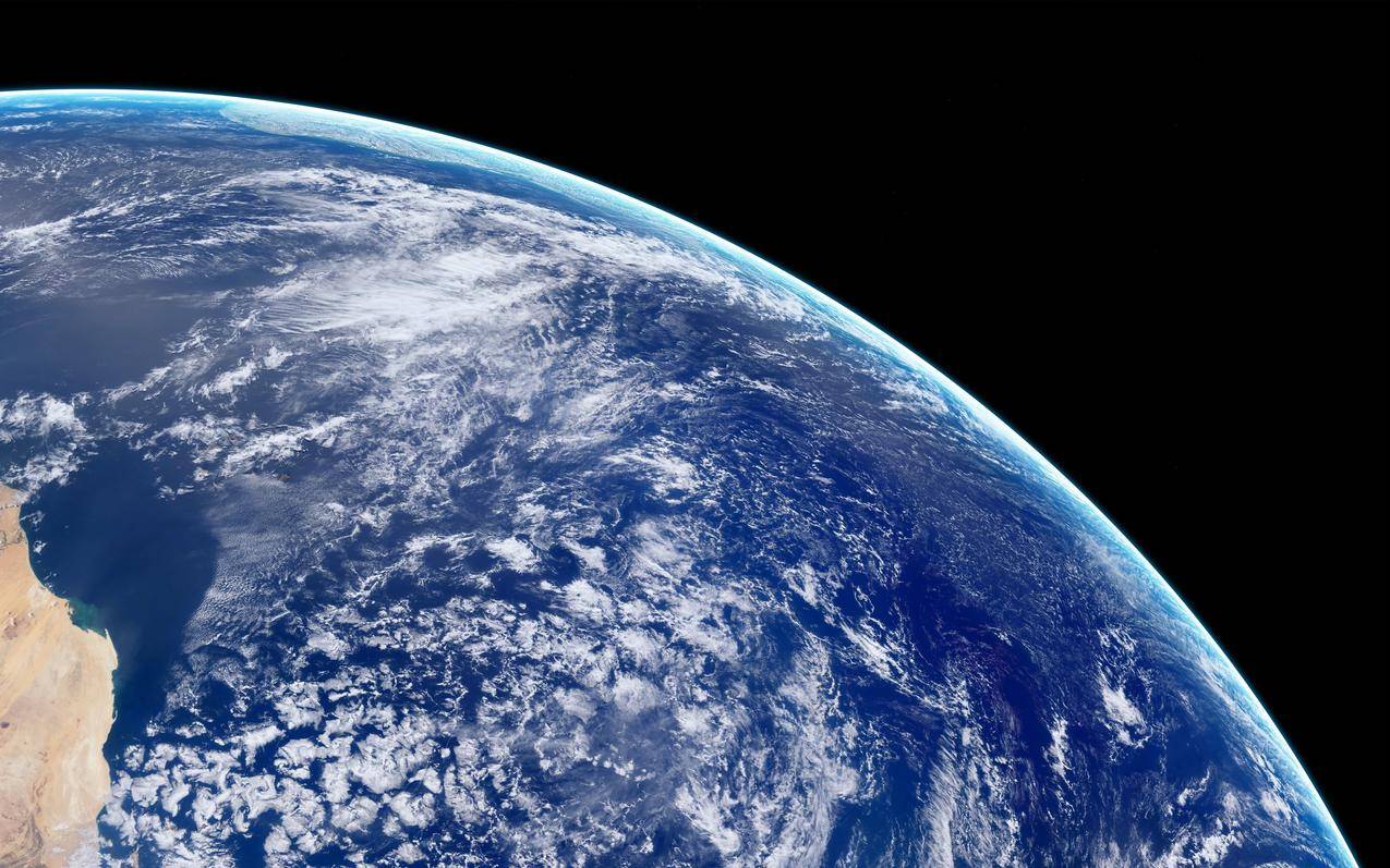 地球,空间,地球,大气,spaceart