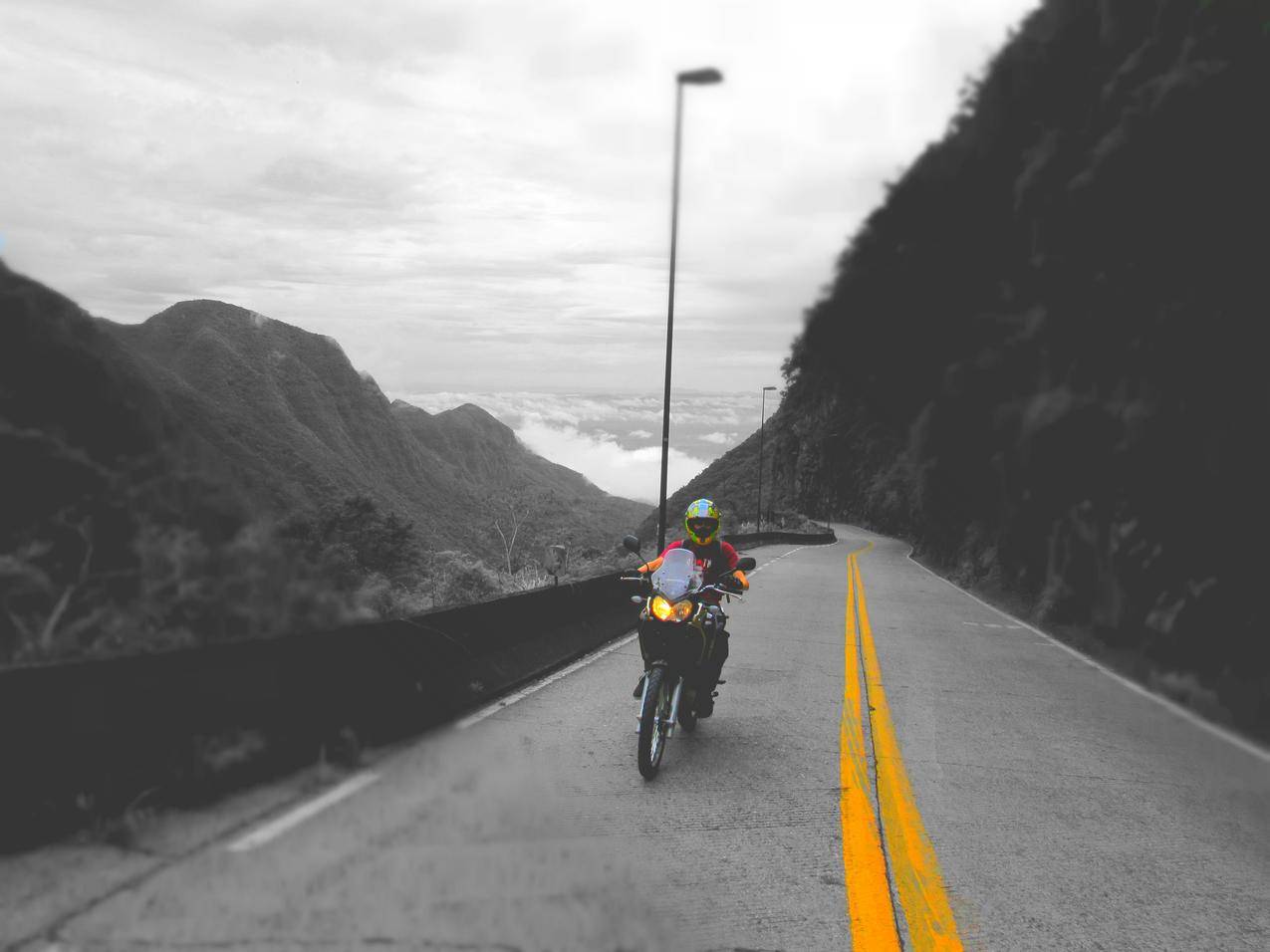 冒险家,摩托车,高速公路,选择着色