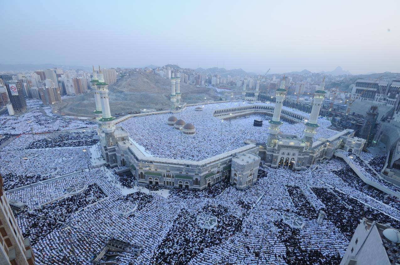 伊斯兰教,穆斯林,祈祷,Kaaba,麦加,沙特阿拉伯