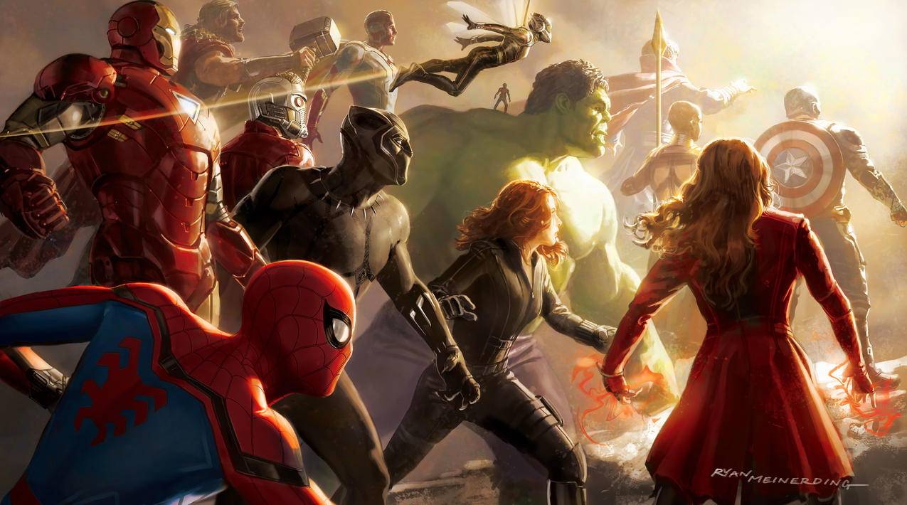 黑寡妇,玛格丽米特宇宙,魔幻漫画,IronMan,Spider,Man,雷神,复仇者,复仇者：无限战争