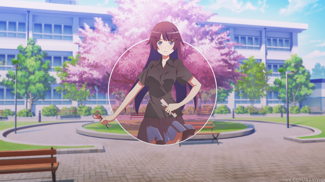 动漫,animegirls,子母画面,SenjougaharaHitagi,MonogatariSeries