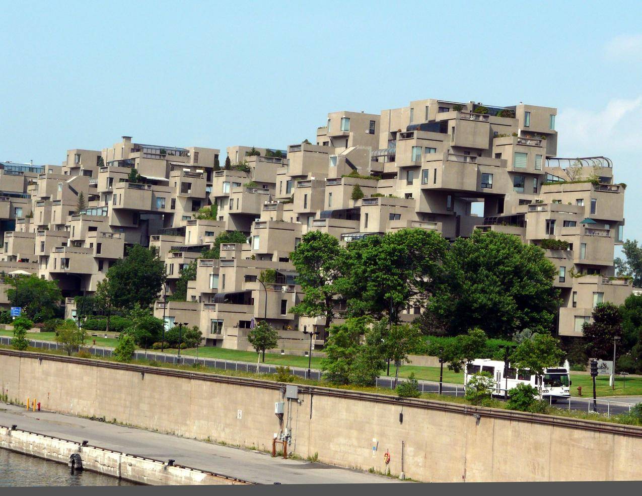 Histab67,MosheSafdie,EXPO67,蒙特利尔,模块化建筑,建筑