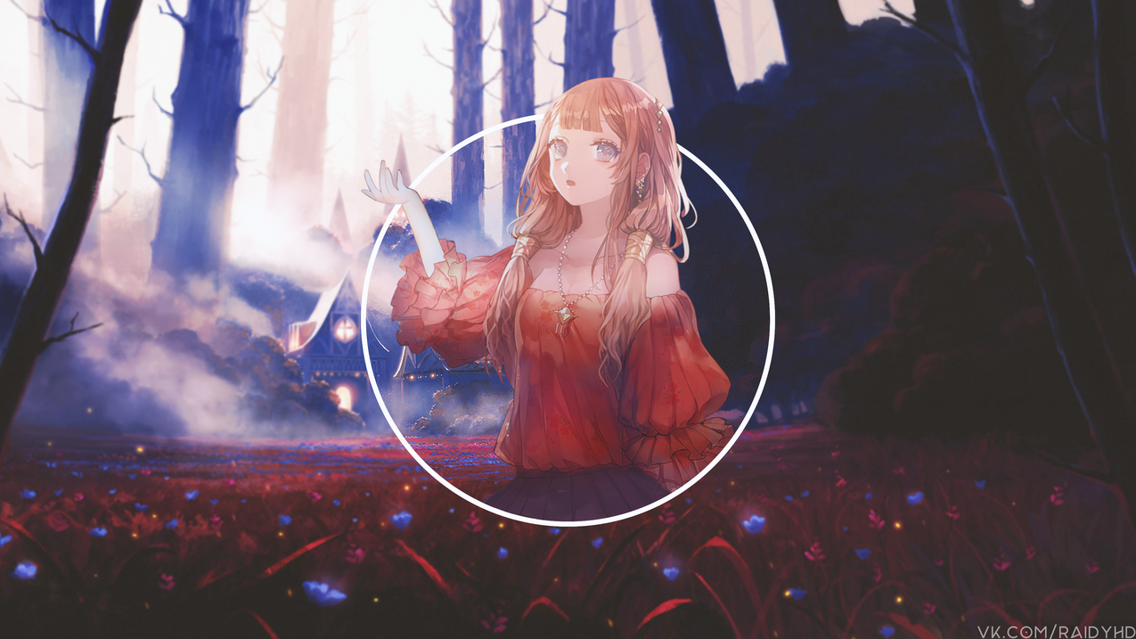 动漫,animegirls,子母画面
