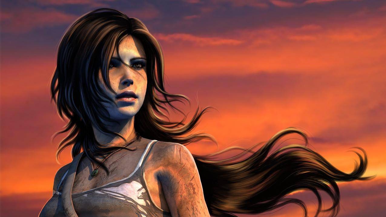 LaraCroft,艺术品