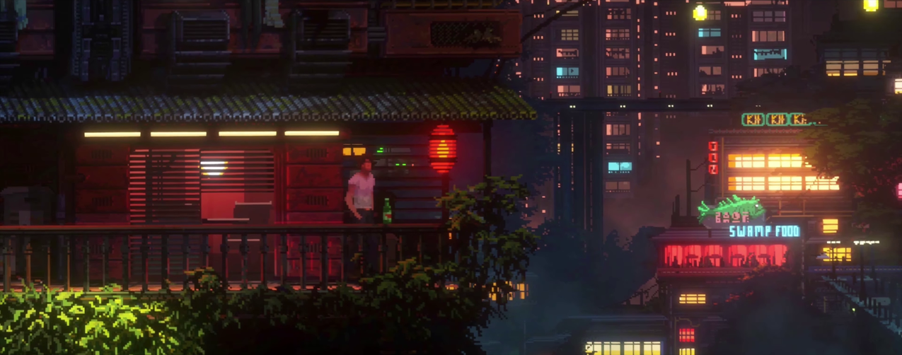赛博朋克,视频游戏,皮克斯艺术,TheLastNight