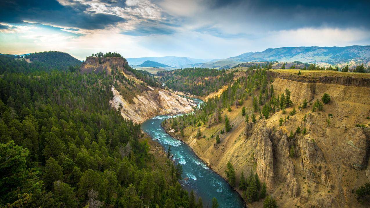 景观,YellowstoneNationalPark,河流