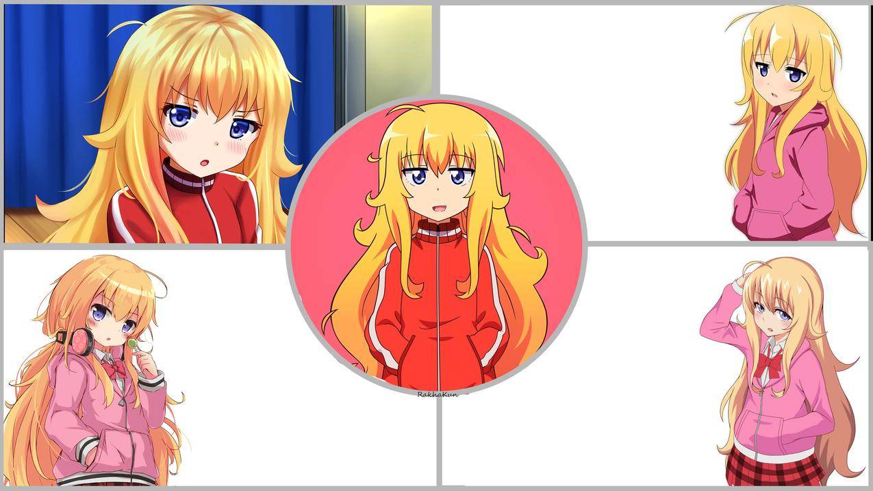 黄头发,金发碧眼,动漫,动漫,GabrielDropout,GabrielWhiteTenma