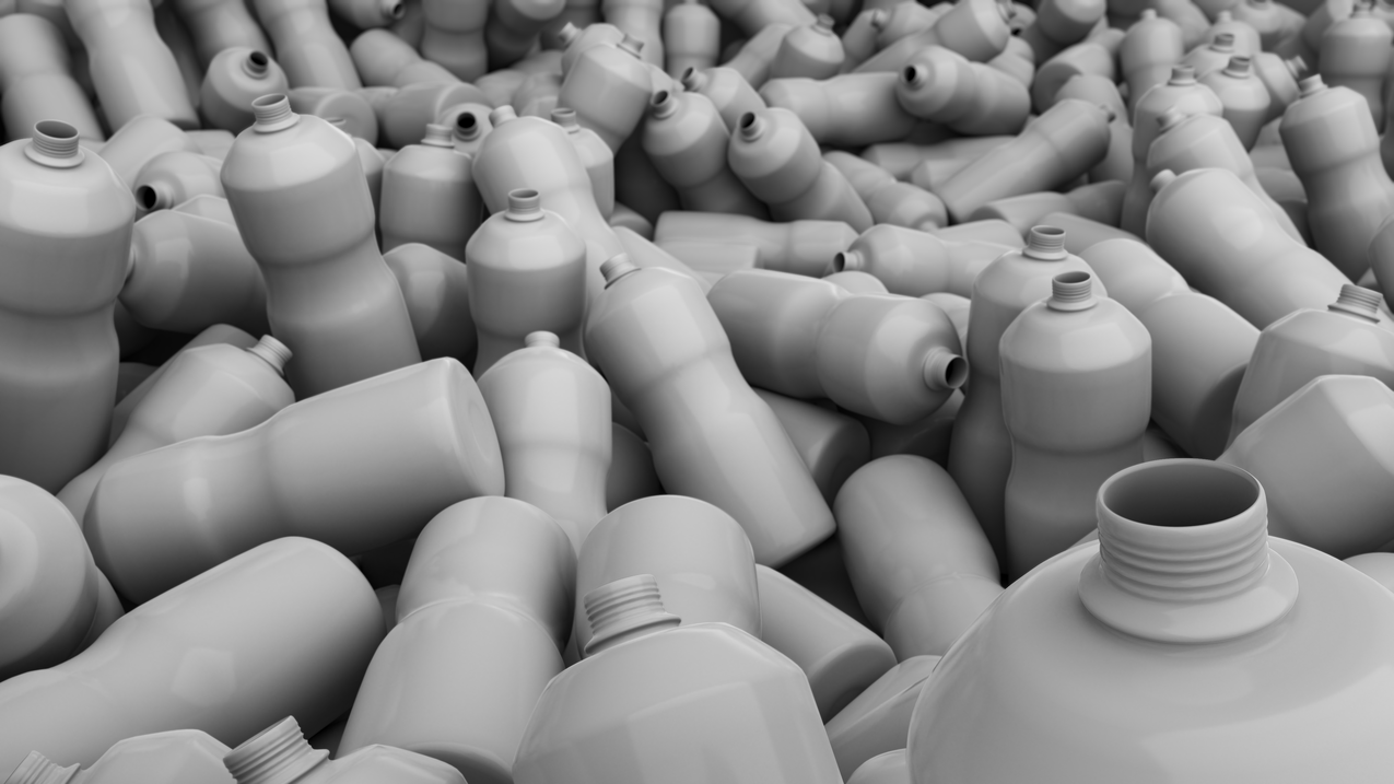 渲染,酒瓶,水壶,环境,白色,单色,3ddesign,垃圾桶