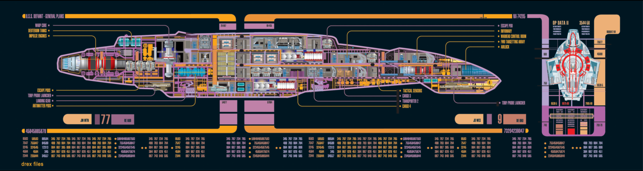 多重显示,星际旅行,太空船,宇宙飞船,宇宙飞船9,蓝图