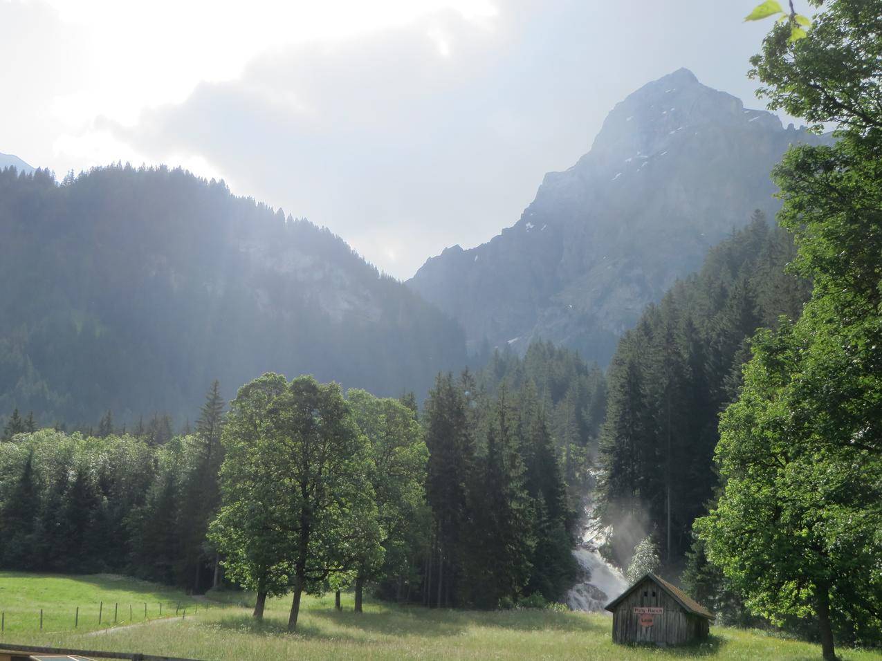 瑞士,山脉,Lenk,河流,沙克,瑞士,阿尔卑斯,BerneseAlps