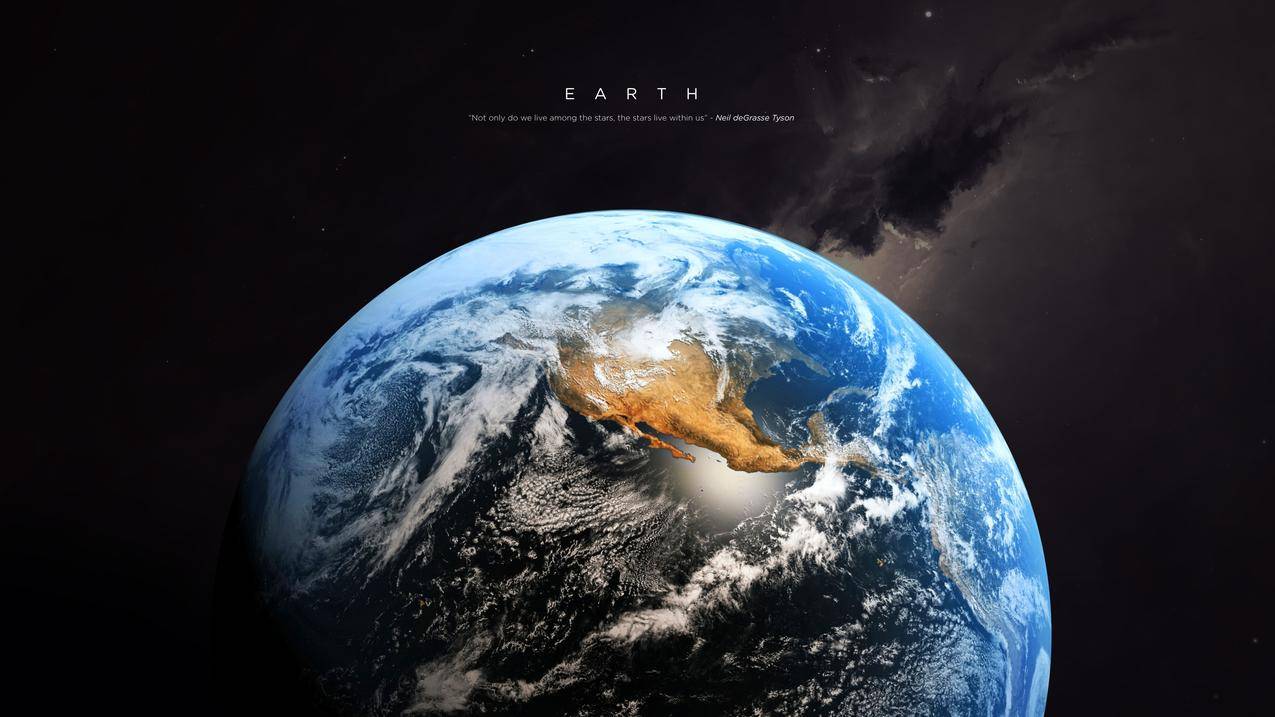 NeeldGraseTyson,地球,SaleTube,引语,星球,排版,数字艺术