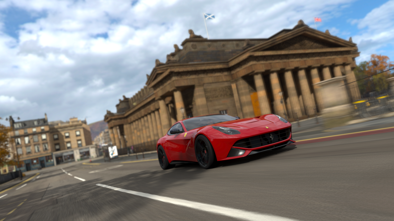 ForzaHorizo​​n4,ForzaGames,视频游戏,redcars,截图,车辆