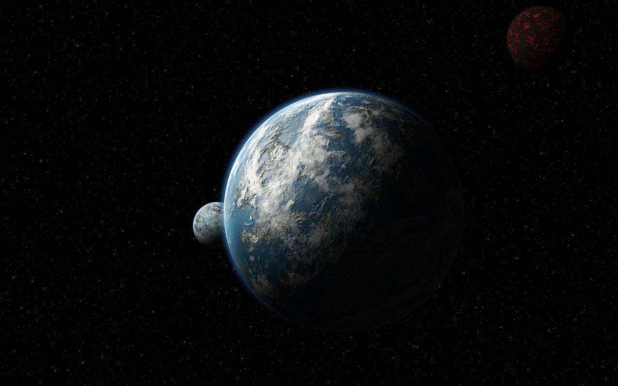 地球,太空,广寒宫,行星