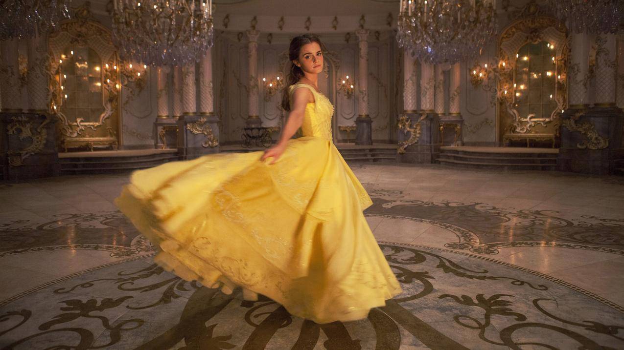 EmmaWatson,名人,女人,女演员,黄礼服