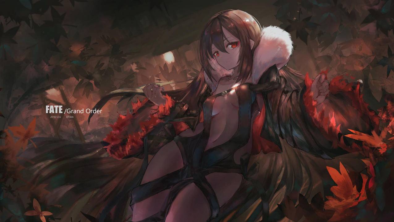 darkhair,红眼,animegirls,命运/,GrandOrder,动漫,黑暗,2018年