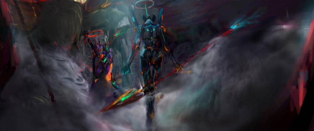 animegirls,EVAUnit01,NeonGenesisEvangelion