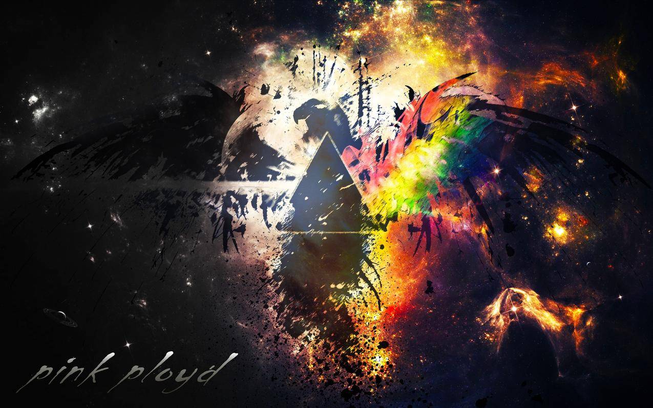 鹰,星云,PinkFloyd,月亮的暗边,三角形,空间