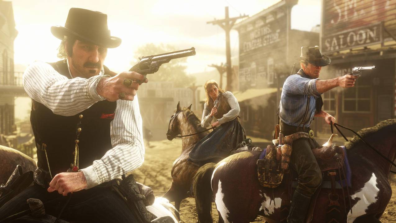 牛仔,RedDeadRedemption,RockstarGames,RedDeadRedemption2,电子游戏