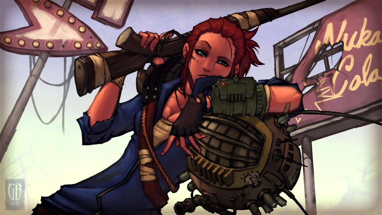 卵裂,短毛,红头,尘埃,新维加斯,步枪,Pip,Boy,机器人,尘埃