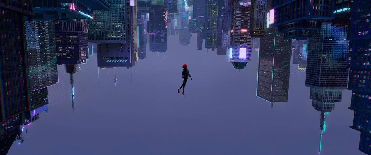 建筑,animatedmovies,电影,蜘蛛侠：IntotheSpider诗句,蜘蛛侠