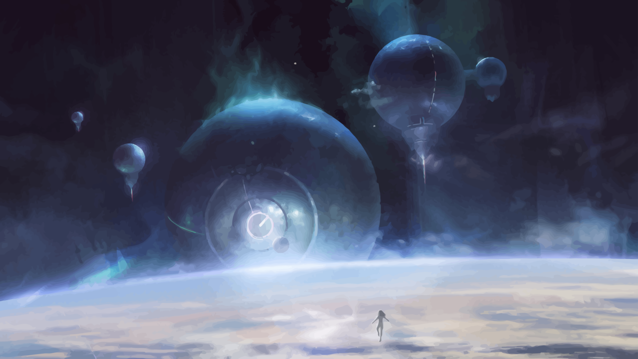 歌曲,未来主义,幻想艺术,太空,星球