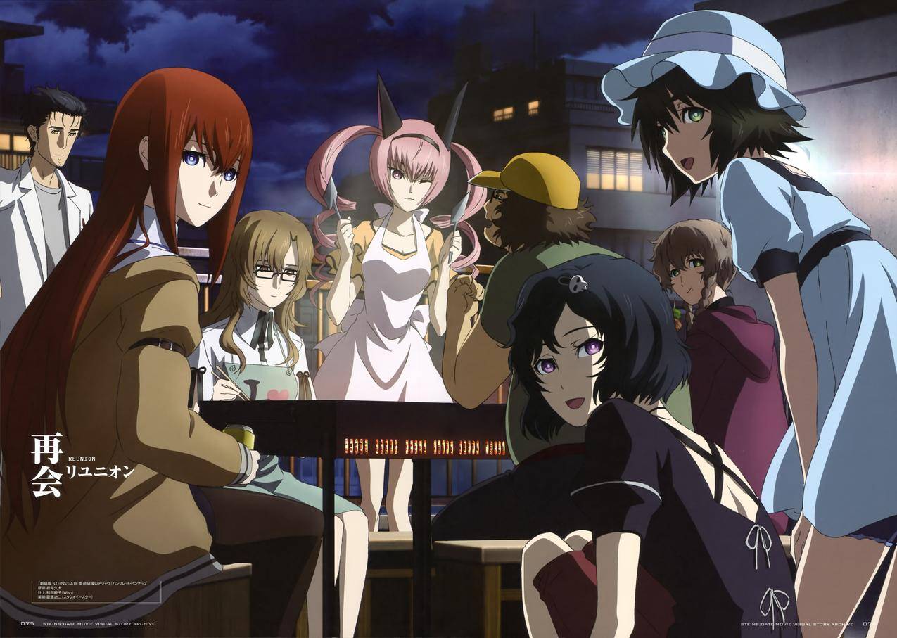 斯坦因,门,makisekurisu,rumihoakiha,shiinamayuri,okaberintarou,kiryuumoeka,amanesuzuha,urushibararuka,hashidaitaru,animegirls,animeboys