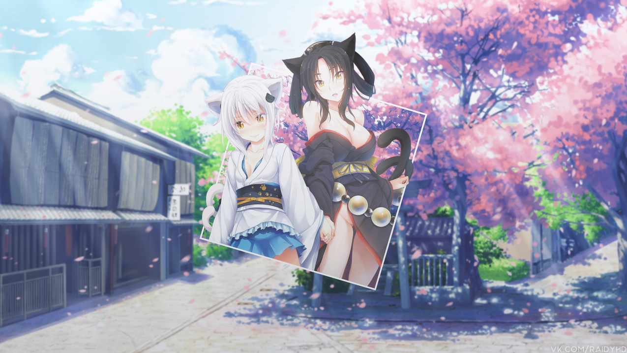 动漫,animegirls,子母画面