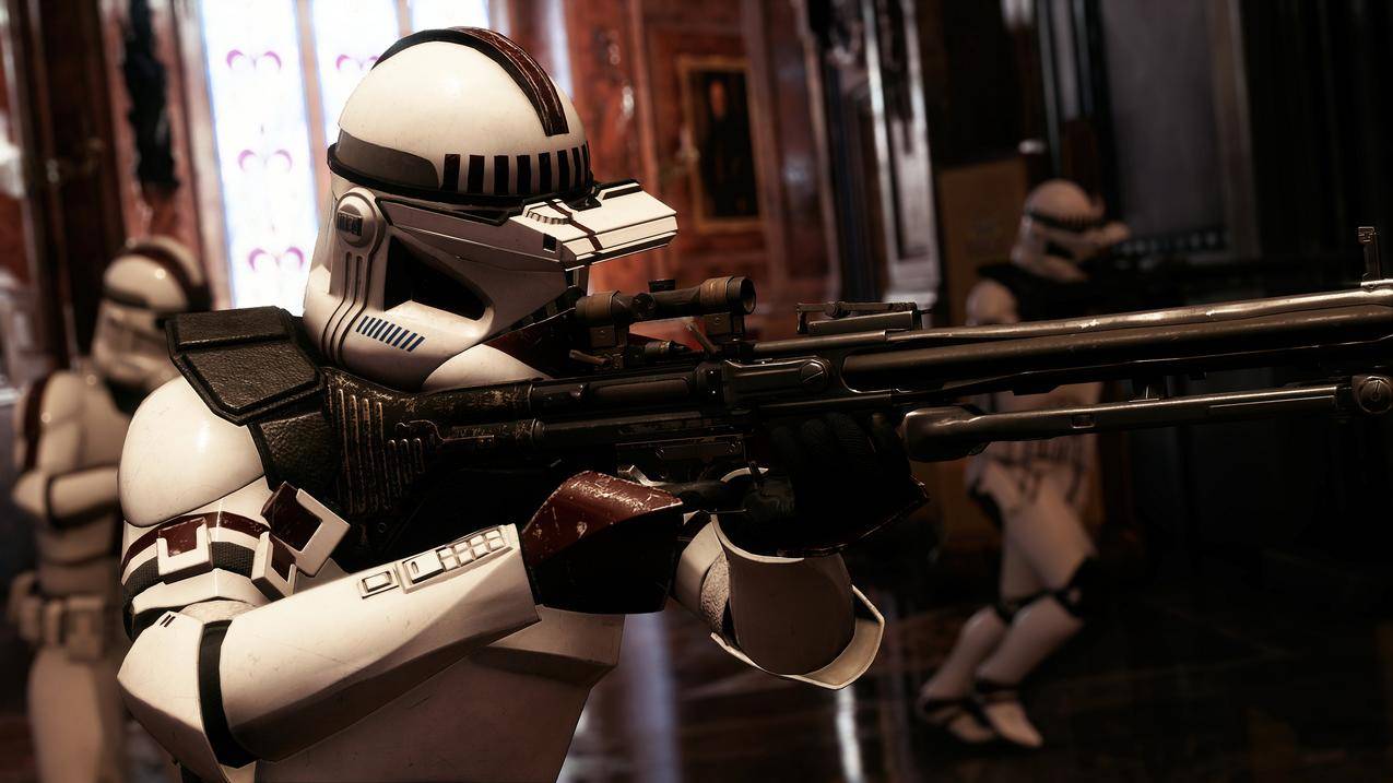 clonetrooper,StarWarsBattlefrontII,星球大战,视频游戏,狙击步枪