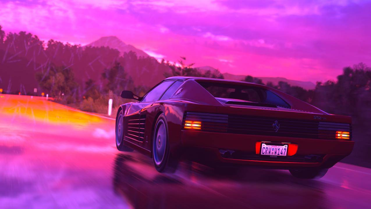 FerrariTestarossa,合成器,汽车,后浪,ReangangLeVIEW