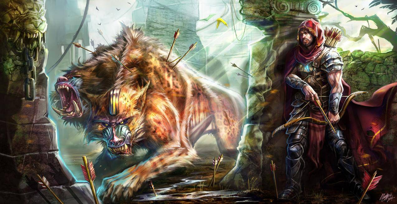 战士,生物,幻想艺术,艺术品