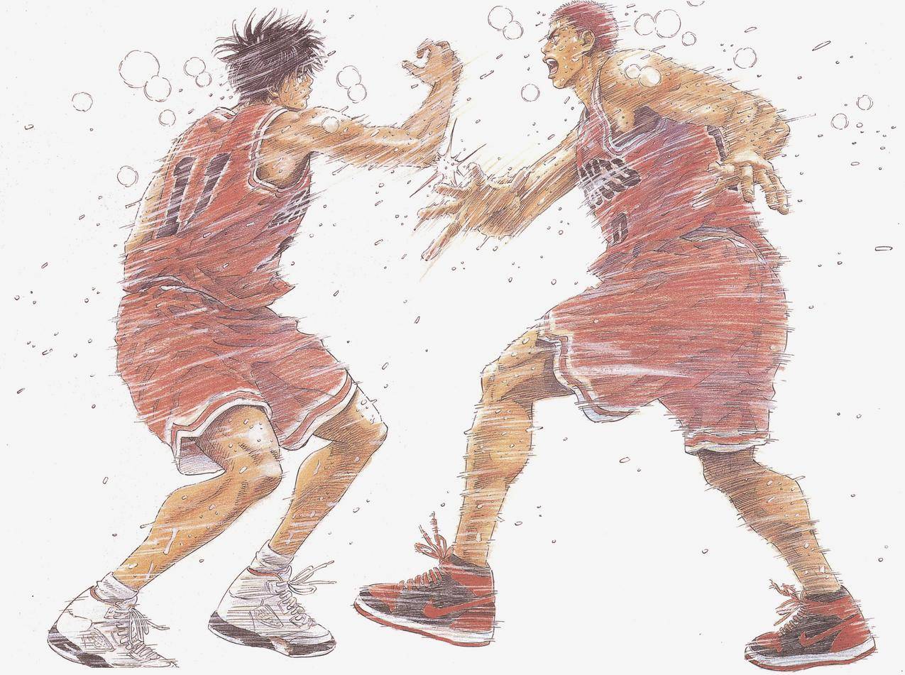 滑篮,篮球,扣篮,SakuragiHanamichi,RukawaSara