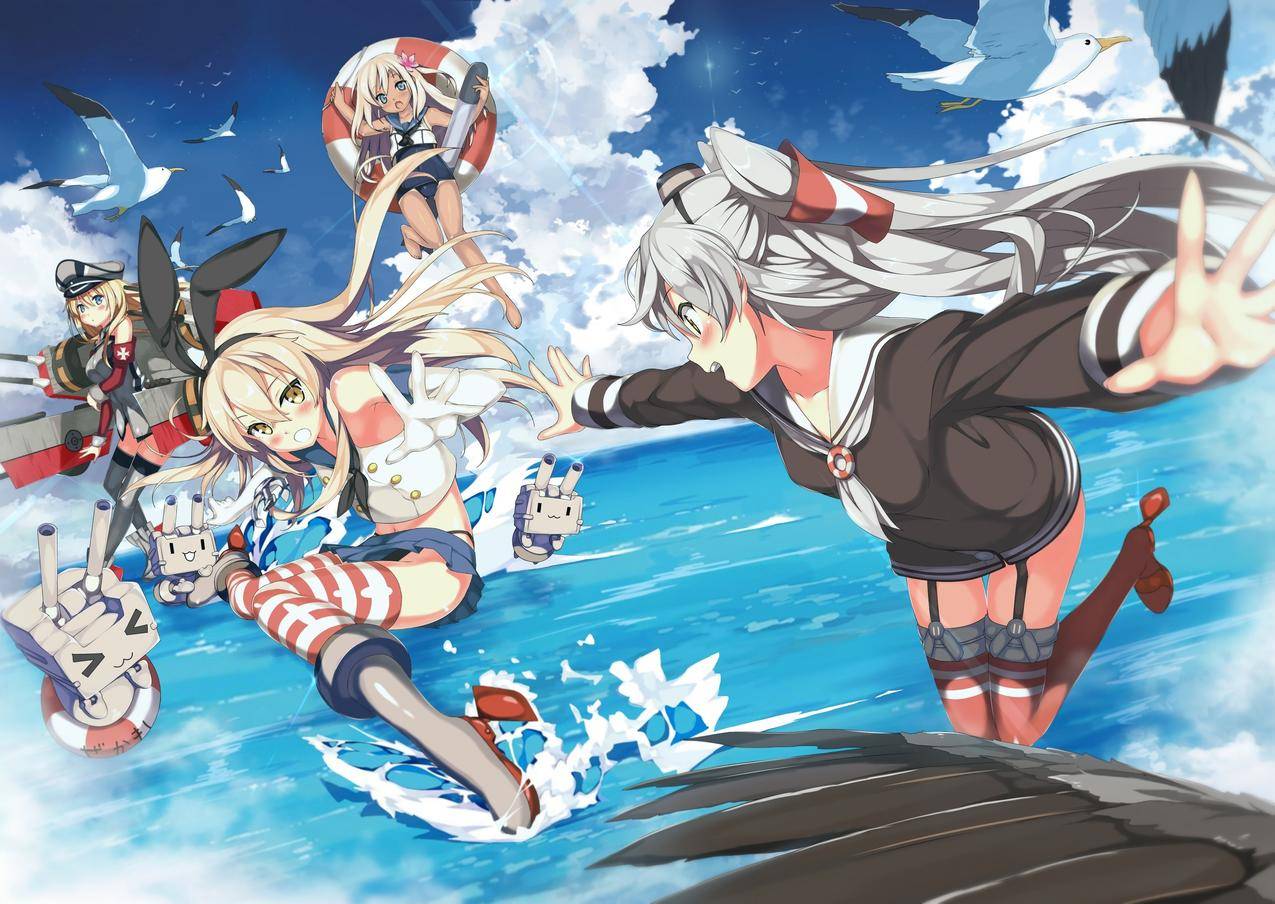 kantaicollection,shimakaze,kancolle,amatsukaze,kancolle,俾斯麦,kancolle,RO,kancolle,-,500,rensouhou陈