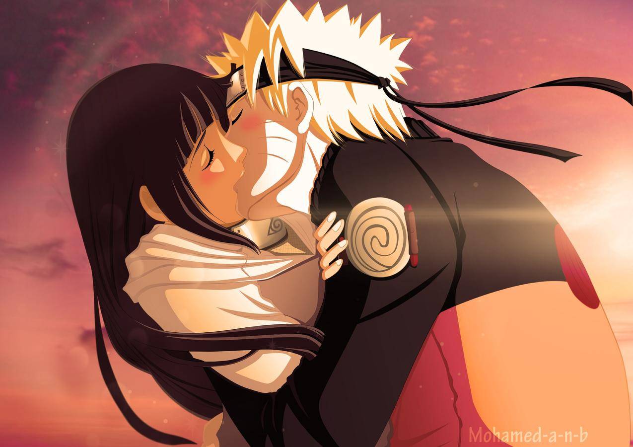 情侣,数码艺术,动漫,NarutoShippuuden,HuuuGaNina,接吻,UzumakiNaruto
