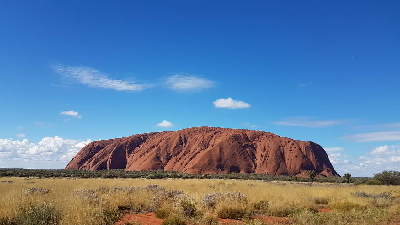 景观,沙漠,岩石,AyersRock,澳大利亚,乌卢鲁巨石,内陆