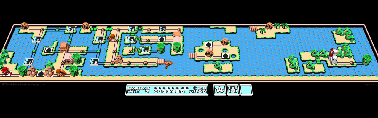 马里奥送圣诞,mariobros,任天堂,multipledisplay,三维