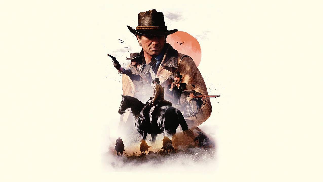 JohnMarston,dutchvanderlinde,电子游戏,VideoGamesArt,RedDeadRedemption,RedDeadRedemption2,武器,枪,ArthurMorgan,BillWilliamson