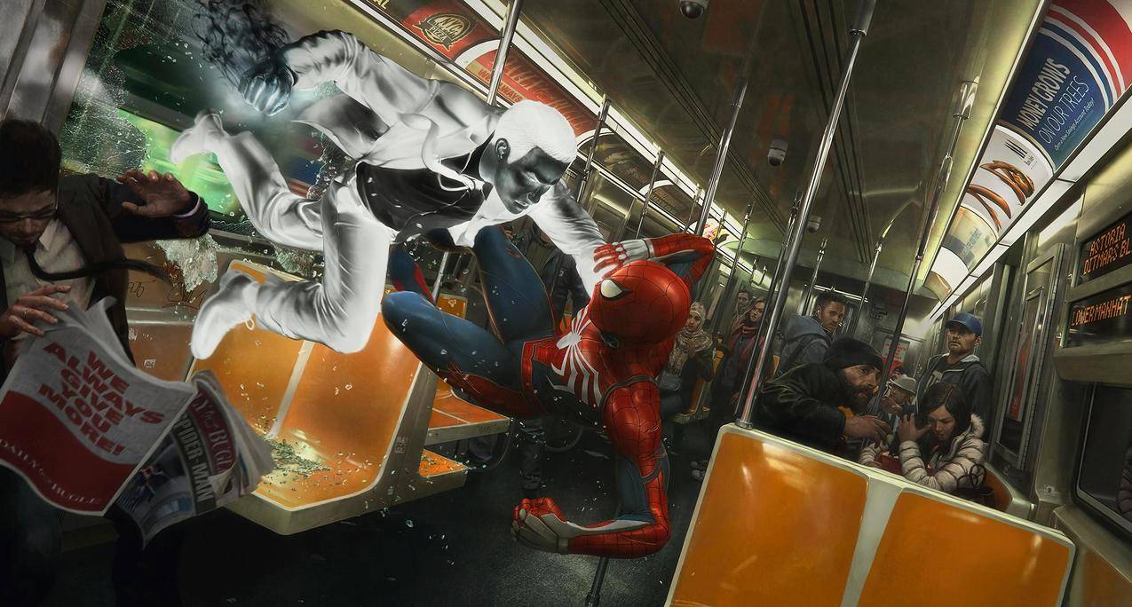 Mistor负,Spider,Man,MARVECOMICS,地铁,蜘蛛侠2018