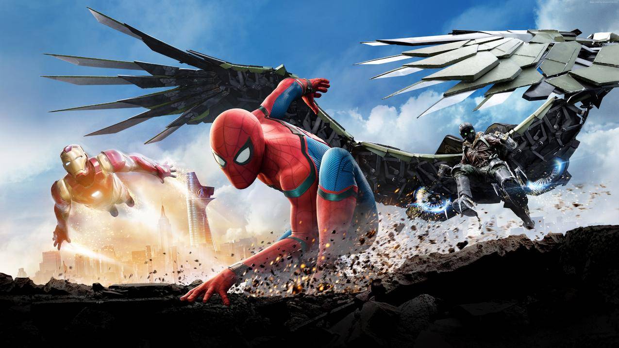 Spider,Man,IronMan,超级英雄,蜘蛛侠：归国2017,Spider,ManHomecoming电影