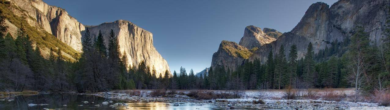 多重显示,景观,YosemiteNationalPark