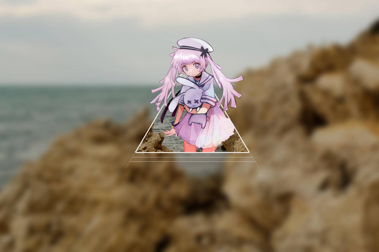 拼贴,海,动漫,动漫,画中画