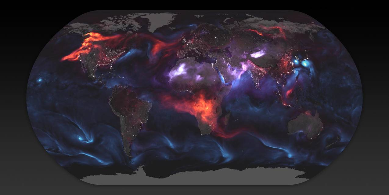美国宇航局,世界地图,大气层,地球,海洋