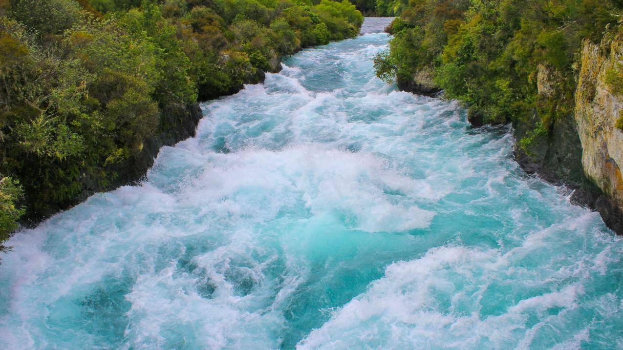 自然,景观,河流,NewZealand