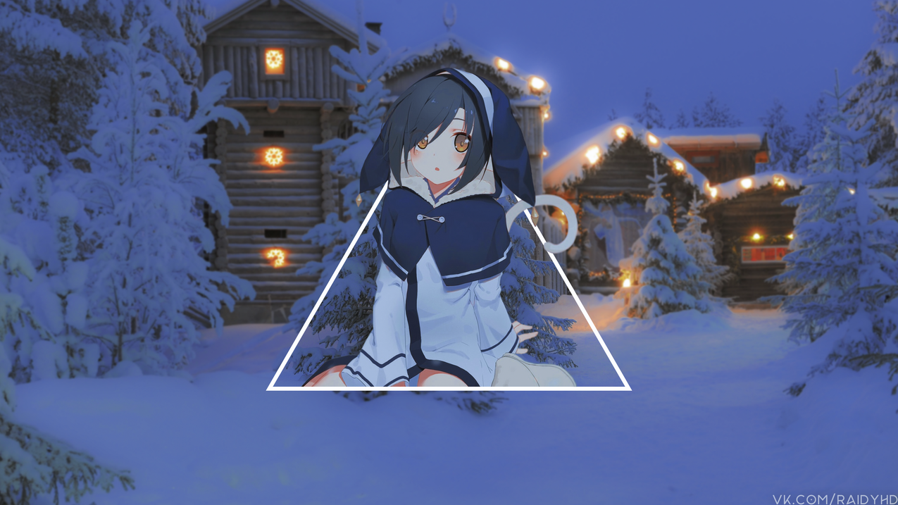 动漫,animegirls,子母画面