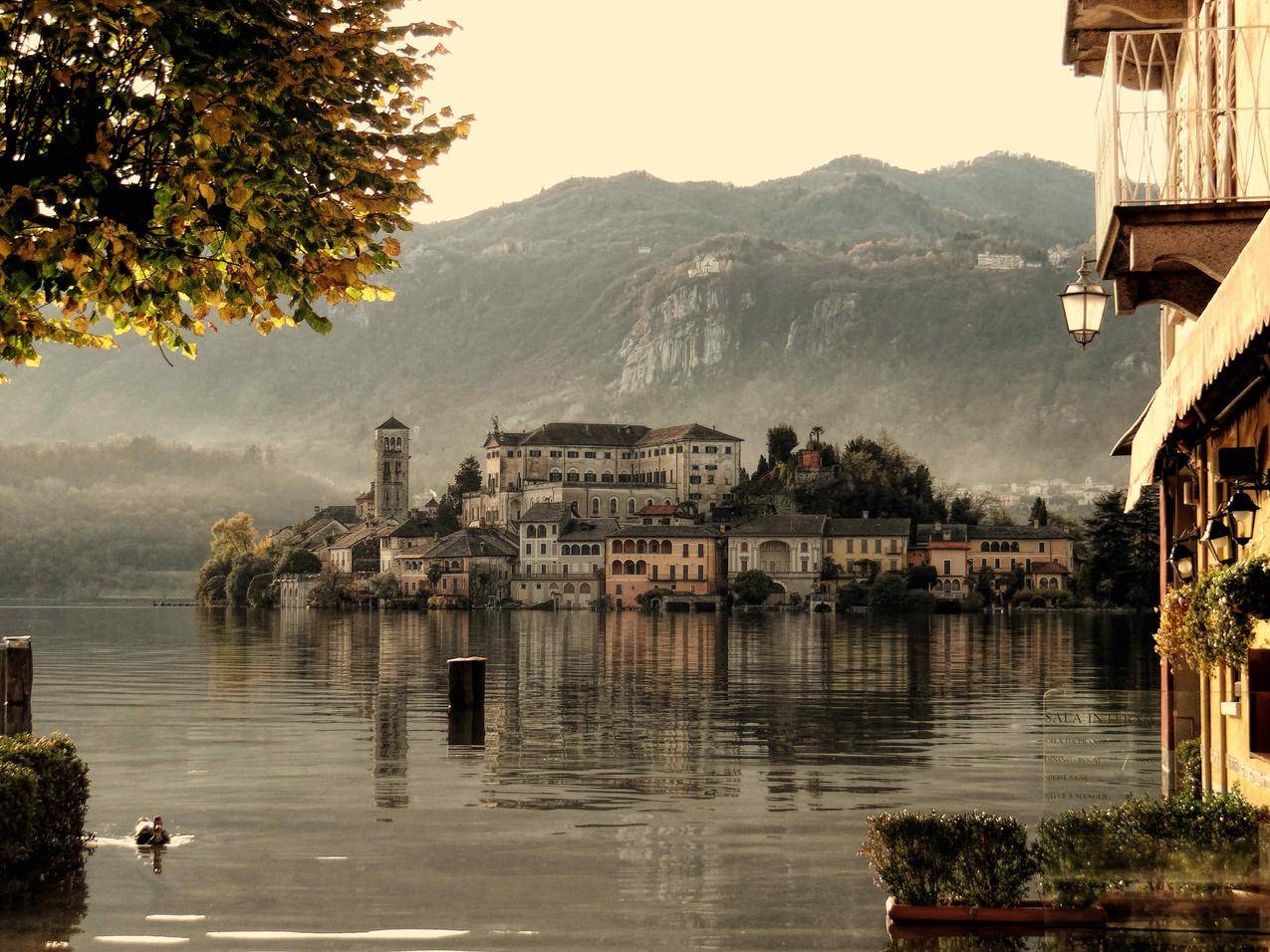 拉格德与奥尔塔,自然,湖泊,全景