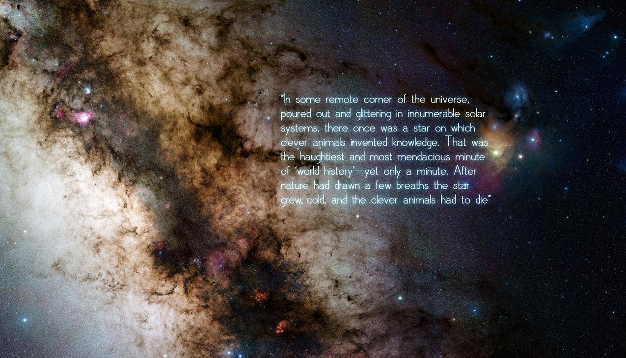 弗里德里希尼采,宇宙,空间,星星,引文,哲学